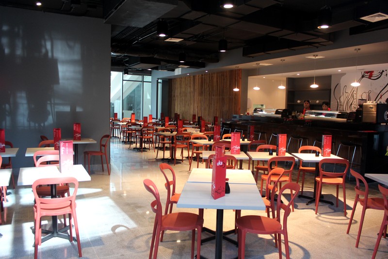 Restaurant Ukay Sushi, Parque Titanium, Santiago. Image
